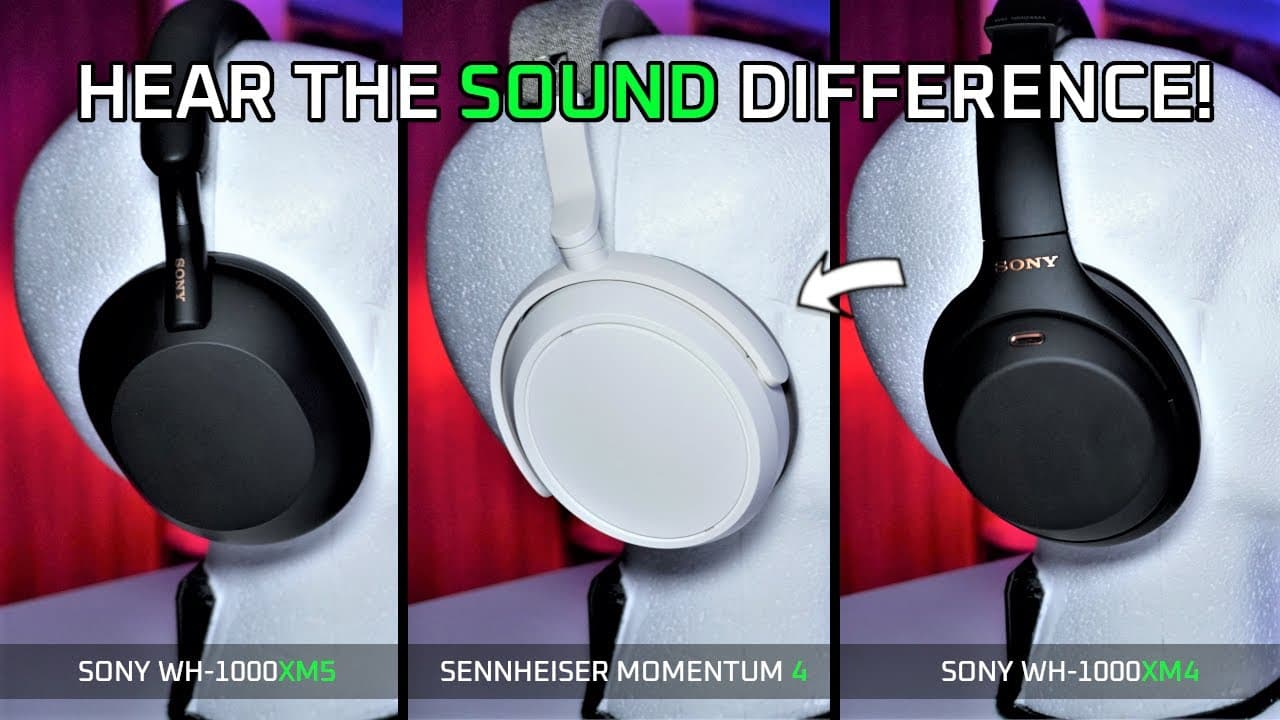 Sennheiser Momentum 4 vs Sony WH-1000XM5 & XM4: Head-to-Head Headphone Battle