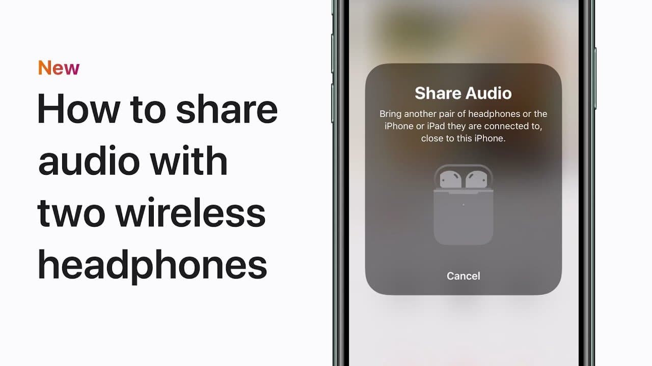 How to Share iPhone Audio with Two Sets of AirPods