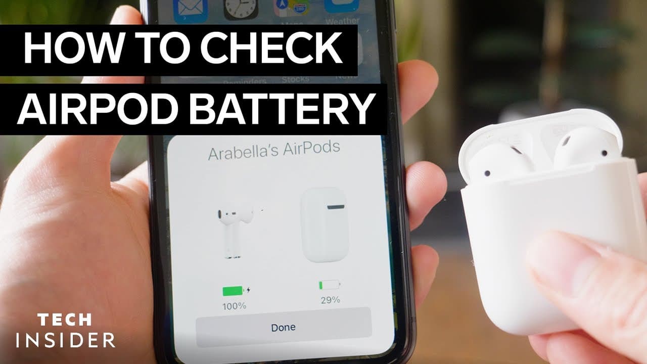 3 Ways to Check Your AirPods Battery Life - Insider Tech Guide