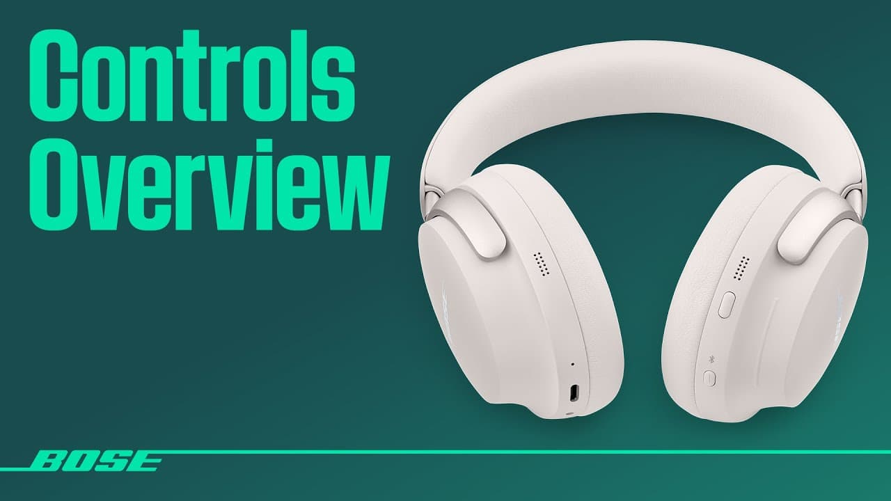 Bose QuietComfort Ultra Headphones Controls Tutorial