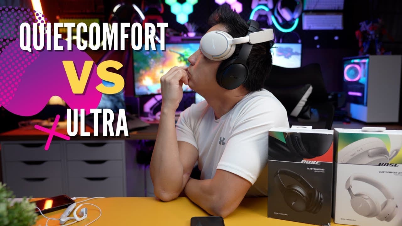 Bose QuietComfort Ultra vs QuietComfort Headphones Review by Tech By Leon